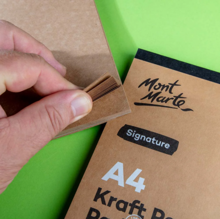 MSB0096 Caiet schițe Mont Marte A4 50 coli kraft 115G [1]