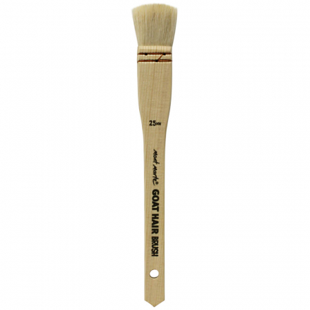 Pensule speciale - Pensula maner lemn par capra Mont Marte - 25mm