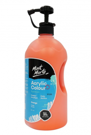 Signature Acrylic  1l - MSCH0103 Vopsea acrilică Mont Marte 1L - Orange