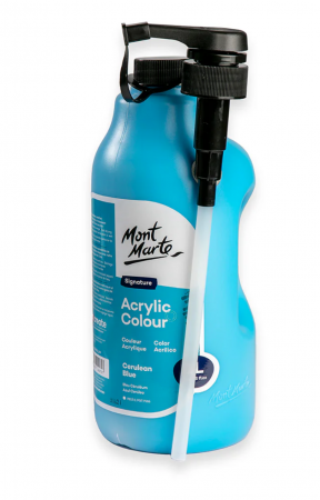 Signature Acrylic  1l - MSCH0113 Vopsea acrilică Mont Marte 1L - Cerulean Blue