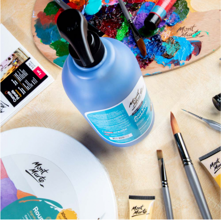Vopsea acrilica Mont Marte 1L - Phthalo Blue [1]