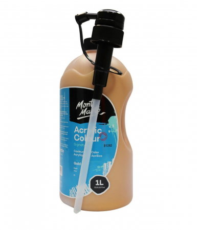 Signature Acrylic  1l - MSCH0123 Vopsea acrilică Mont Marte Signature 1L - Gold