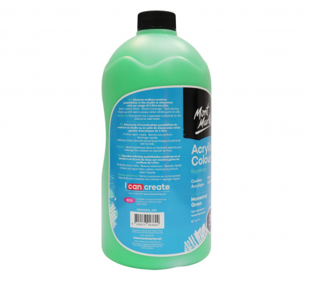 Vopsea acrilica Mont Marte Studio 1L Monastral Green [1]