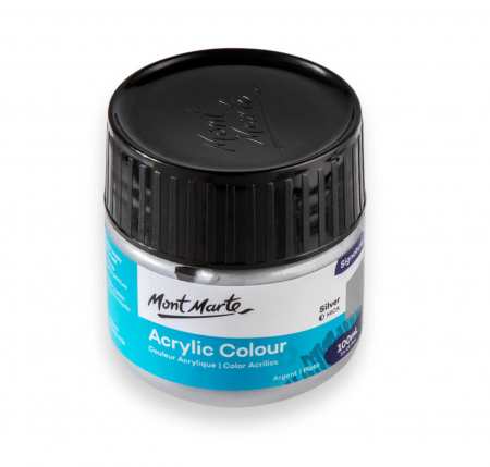 Vopsea acrilica Mont Marte 100ml - Silver [1]