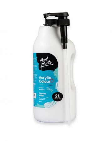 PICTURA SI GRAFICA - MSCH2201 Vopsea acrilică Mont Marte Signature 2L- Titanium White