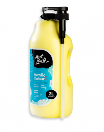 Signature Acrylic 2l - MSCH2202 Vopsea acrilică Mont Marte Signature 2L - Lemon Yellow