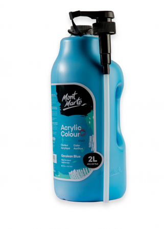 MSCH2213 Vopsea acrilică Mont Marte Signature 2L- Cerulean Blue [0]