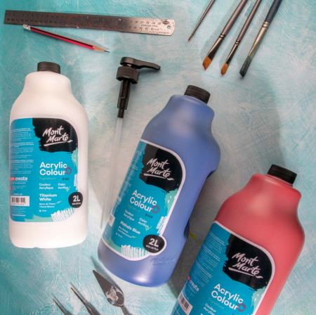 MSCH2216 Vopsea acrilică Mont Marte Signature 2L - Phthalo Blue [1]