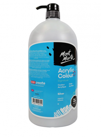 Vopsea acrilica Mont Marte Signature 2L- Silver [2]