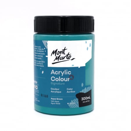 PICTURA SI GRAFICA - MSCH3021 Vopsea acrilică Mont Marte Studio 300ml - Aqua Green
