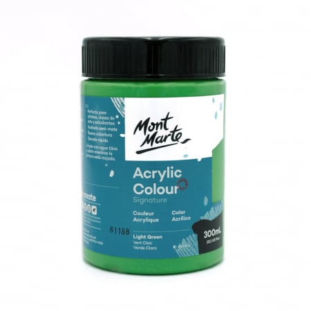 PICTURA SI GRAFICA - MSCH3022 Vopsea acrilică Mont Marte Studio 300ml - Light Green