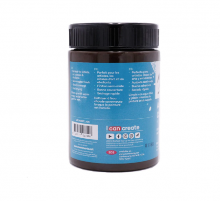 MSCH3027 Vopsea acrilică Mont Marte Studio 300ml - Burnt Umber [1]