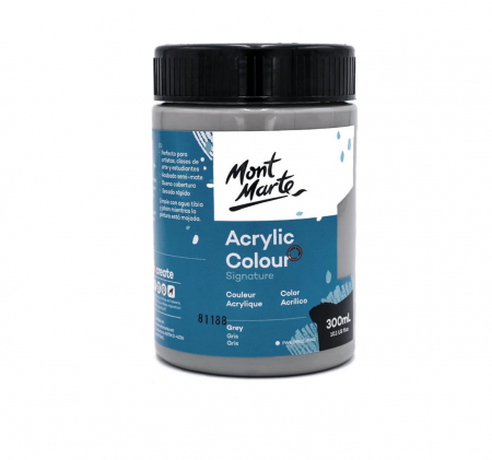 PICTURA SI GRAFICA - MSCH3030 Vopsea acrilică Mont Marte Signature 300ml - Grey
