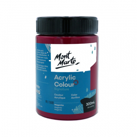 Studio Acrylic  300 ml - MSCH3054 Vopsea acrilică Mont Marte Studio 300ml - Magenta
