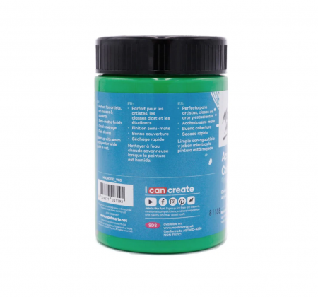MSCH3057 Vopsea acrilică Mont Marte Studio 300ml - Monastral Green [1]