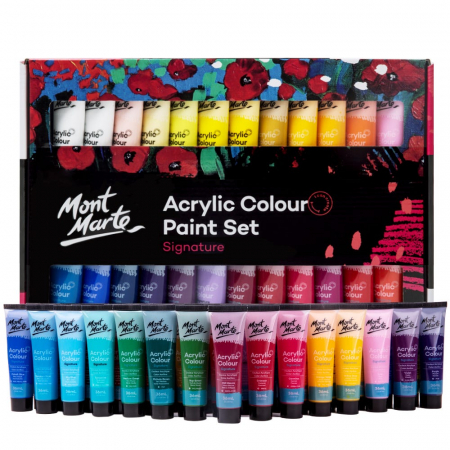 Seturi de vopsele - MSCH4836 Vopsea acrilică Mont Marte Studio Set 48pc x 36ml