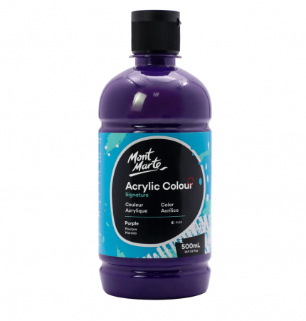 Signature Acrylic 500 ml - MSCH5005 Vopsea acrilică Mont Marte Signature 500ml - Purple