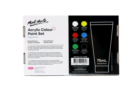 Vopsea acrilica Mont Marte set 6buc x 75ml [1]