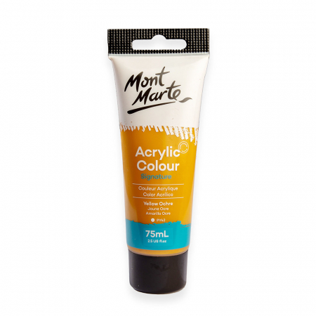 Studio Acrylic 75 ml - MSCH7505 Vopsea acrilică Mont Marte Studio 75ml - Yellow Ochre