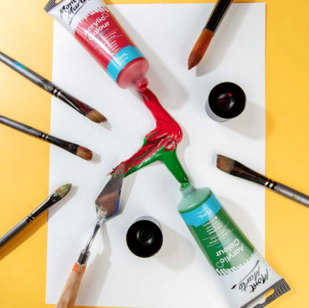 Vopsea acrilică Mont Marte 75ml – Crimson [3]