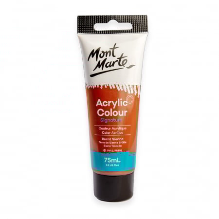 Studio Acrylic 75 ml - MSCH7514 Vopsea acrilică Mont Marte Studio 75ml - Burnt Sienna