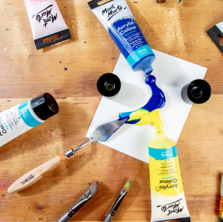 Vopsea acrilică Mont Marte 75ml - Phthalo Blue [2]