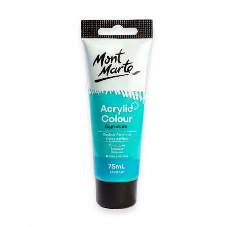 Studio Acrylic 75 ml - MSCH7522 Vopsea acrilică Mont Marte 75ml- Turquoise