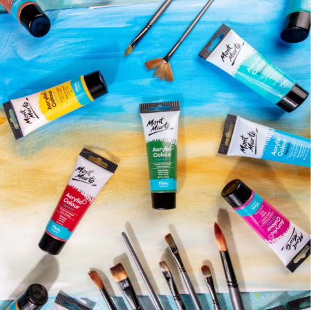 Vopsea acrilică Mont Marte 75ml - Sap Green [2]