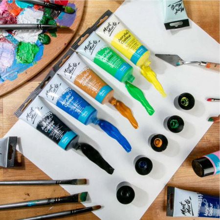 Vopsea acrilica Mont Marte 75ml- Lamp Black [2]