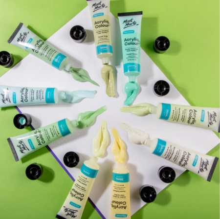 MSCP1836 Vopsea acrilică culori pastel Mont Marte set 18buc x 36ml [4]