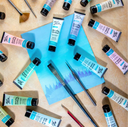 MSCP1836 Vopsea acrilică culori pastel Mont Marte set 18buc x 36ml [3]