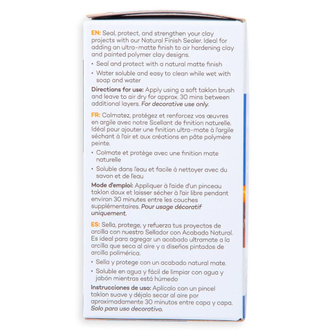 Natural Finish clay sealer Mont Marte 120ml [5]