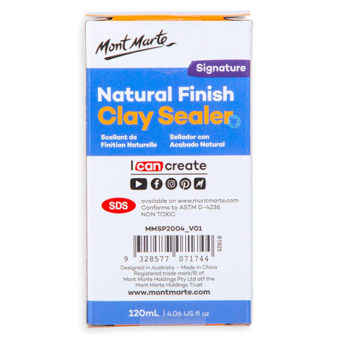 Natural Finish clay sealer Mont Marte 120ml [4]
