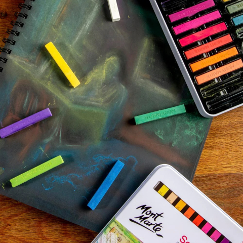 Pastel soft cutie tabla Mont Marte 24buc [5]