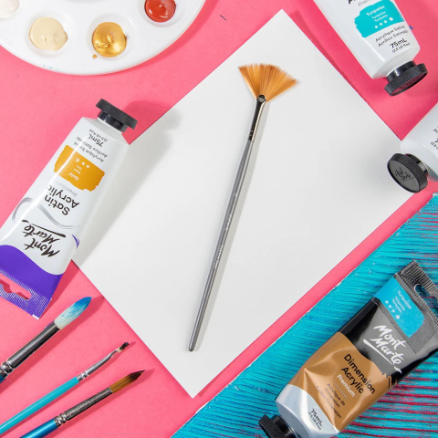 Pensula Mont Marte taklon evantai 6 [6]