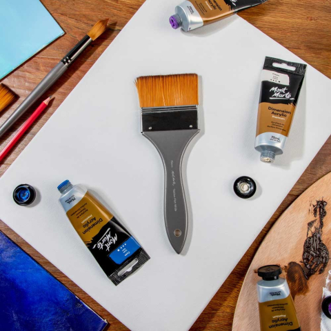 Pensula Mont Marte taklon plata lata 75mm [8]