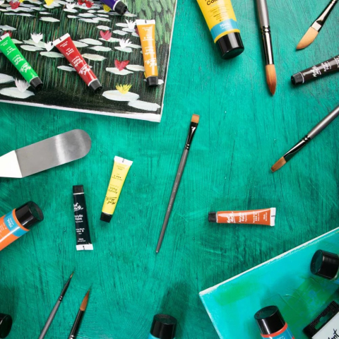 Pensula Mont Marte taklon plata par scurt 10 [6]