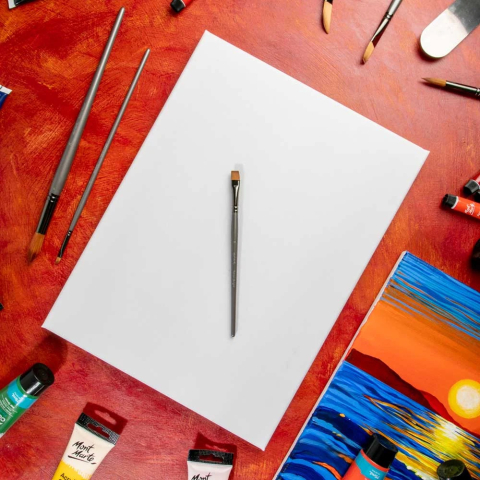 Pensula Mont Marte taklon plata par scurt 10 [7]