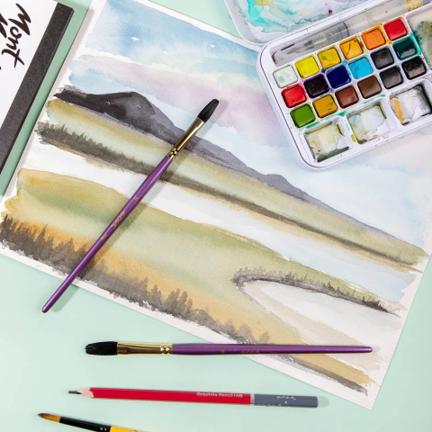 Pensula pentru acuarela Mont Marte Model 12 [6]