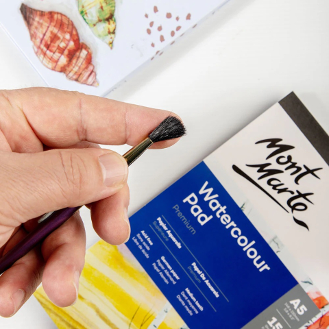 Pensula pentru acuarela Mont Marte Model 12 [4]