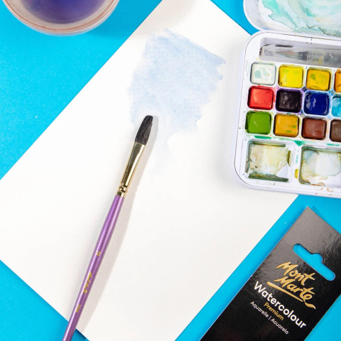 Pensula pentru acuarela Mont Marte Model 12 [7]