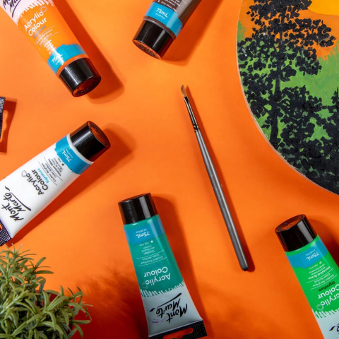 Pensula taklon rotunjita 1/8 Mont Marte [6]