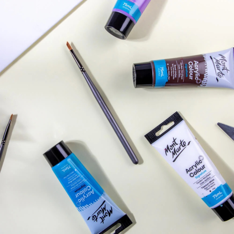 Pensula taklon rotunjita 1/8 Mont Marte [5]