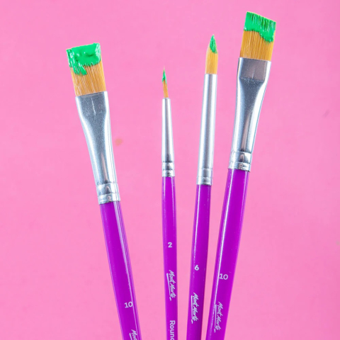 Pensule Discovery acrylic Mont Marte 4/set [4]