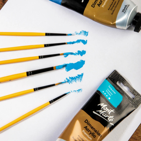 Pensule gallery acrylic Mont Marte 6/set [5]