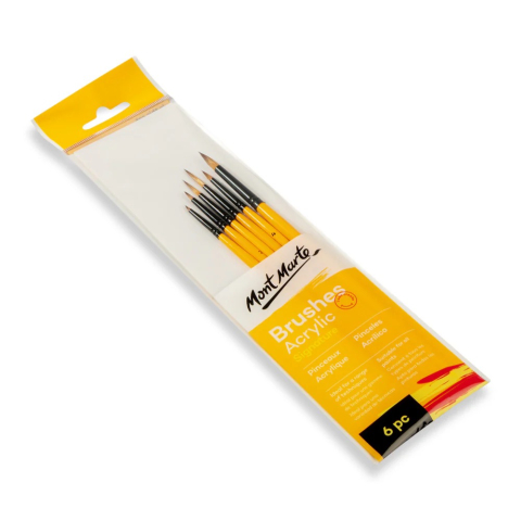 Pensule gallery acrylic Mont Marte 6/set [1]
