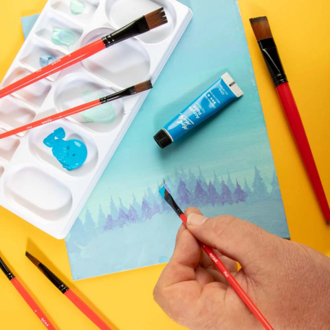 Pensule Discovery acrylic Mont Marte 6/set [6]