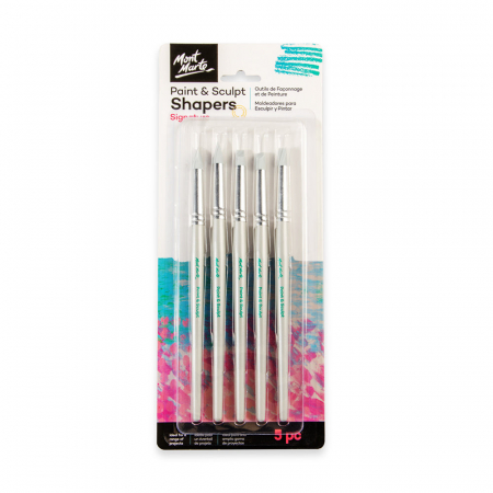 Pensule speciale - BMHS0005 Pensule Mont Marte Paint&Sculpt 5/set