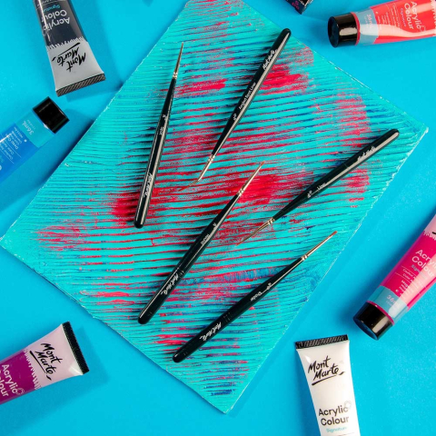 Pensule pentru detalii Mont Marte 5 buc/set [8]