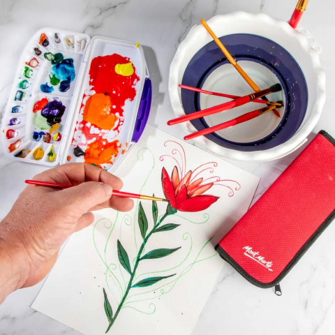 Recipient pliabil pentru spalarea pensulelor Mont Marte [8]